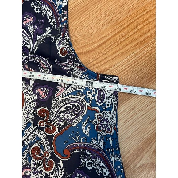 New with Tags VIVI Fashion Plus Size V-Neck Sleeveless Paisley Tunic size 4XL C7 - Picture 6 of 8